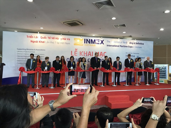 Ouverture de l’exposition sur l’industrie maritime INMEX Vietnam 2019 ảnh 1 Ouverture de l’exposition sur l’industrie maritime INMEX Vietnam 2019 ảnh 1