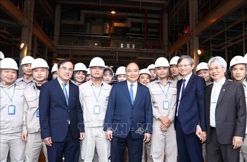 Le PM assiste aux cérémonies de lancement des projets économiques importants à Thai Binh ảnh 1 Le PM assiste aux cérémonies de lancement des projets économiques importants à Thai Binh ảnh 1