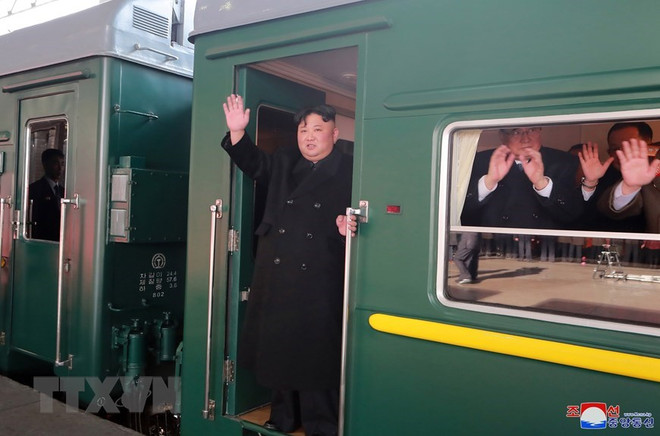 Le président de la RPDC prend le train pour venir à Hanoï ảnh 4 Le président de la RPDC prend le train pour venir à Hanoï ảnh 4