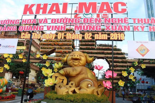 Ouverture de rues florale et lumineuse à Cân Tho ảnh 1