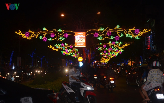 Ouverture de rues florale et lumineuse à Cân Tho ảnh 2 Ouverture de rues florale et lumineuse à Cân Tho ảnh 2