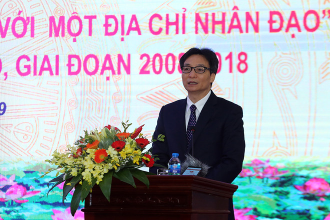 Conférence-bilan sur les activités humanitaires pour 2008-2018 à Hanoi ảnh 1 Conférence-bilan sur les activités humanitaires pour 2008-2018 à Hanoi ảnh 1