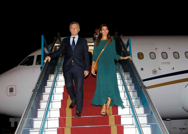 Le président argentin entame sa visite d'État au Vietnam ảnh 1 Le président argentin entame sa visite d'État au Vietnam ảnh 1