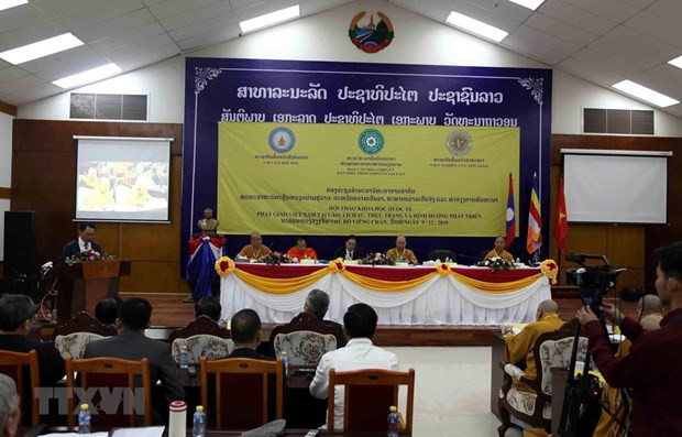 Un séminaire scientifique international sur le bouddhisme vietnamien au Laos ảnh 1 Un séminaire scientifique international sur le bouddhisme vietnamien au Laos ảnh 1