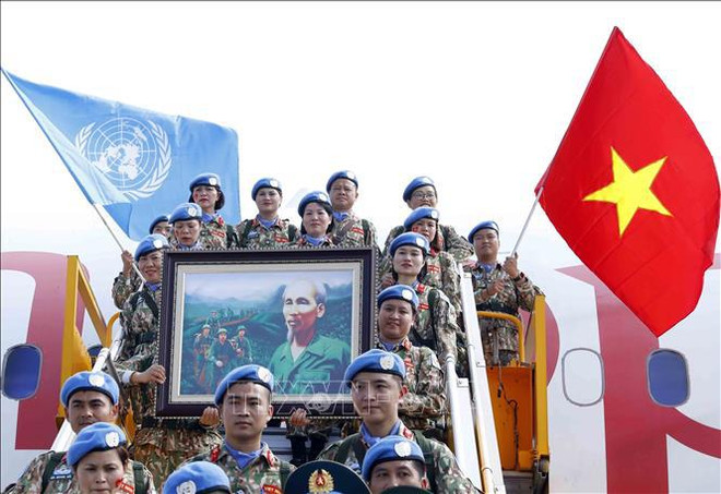 L'équipe du génie N°2 du Vietnam célèbre le Têt à Abiyé ảnh 1 L'équipe du génie N°2 du Vietnam célèbre le Têt à Abiyé ảnh 1