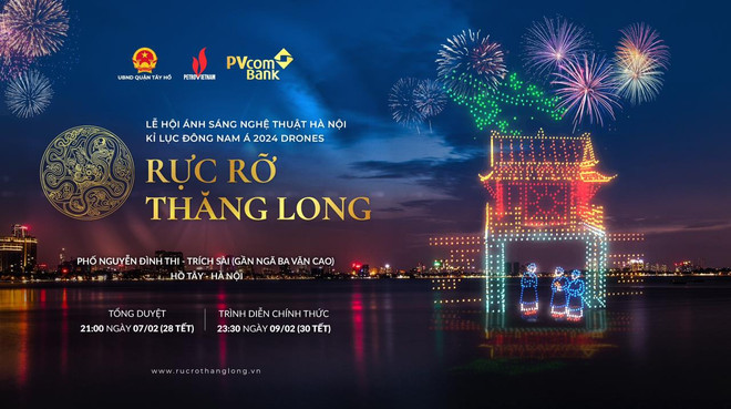 Un grand spectacle de lumière de drones prévu à Hanoï ảnh 1 Un grand spectacle de lumière de drones prévu à Hanoï ảnh 1