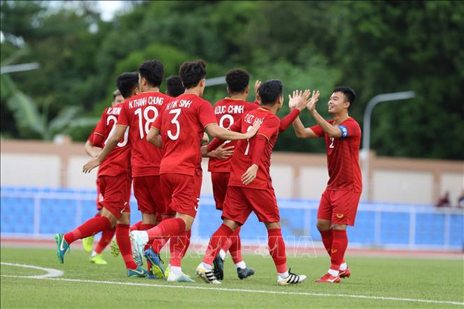 Football : Le Onze vietnamien débute les Jeux d'Asie du Sud-Est avec une victoire écrasante ảnh 1 Football : Le Onze vietnamien débute les Jeux d'Asie du Sud-Est avec une victoire écrasante ảnh 1