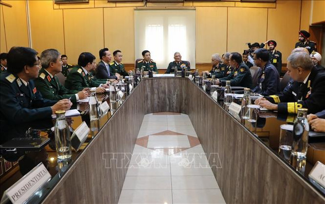 Le vice-ministre de la Défense Phan Van Giang se rend en Inde ảnh 1 Le vice-ministre de la Défense Phan Van Giang se rend en Inde ảnh 1