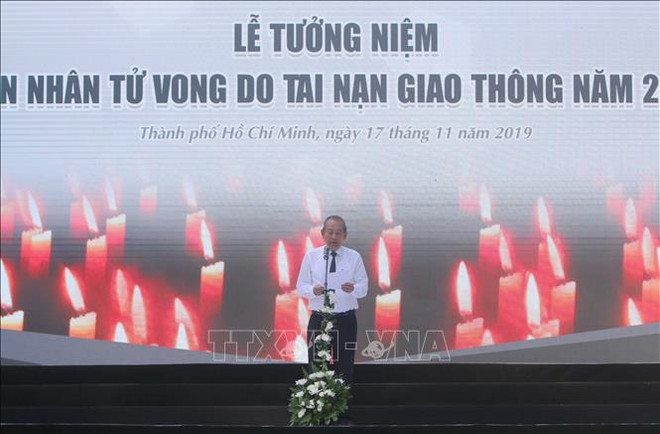 Hommage aux victimes des accidents de la route à Hô Chi Minh-Ville ảnh 1 Hommage aux victimes des accidents de la route à Hô Chi Minh-Ville ảnh 1