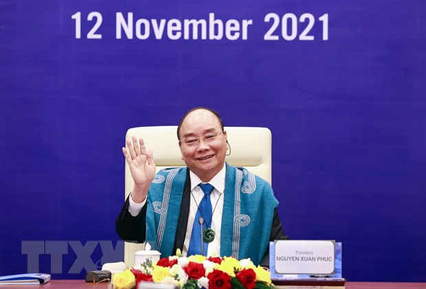 Le président Nguyen Xuan Phuc assiste à la 28e réunion des dirigeants des économies de l’APEC ảnh 1 Le président Nguyen Xuan Phuc assiste à la 28e réunion des dirigeants des économies de l’APEC ảnh 1
