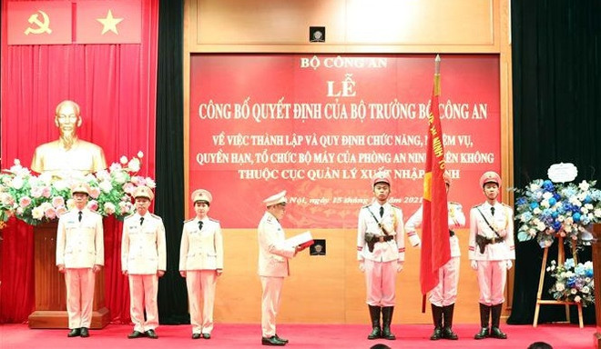 Fondation du Bureau de la sécurité aérienne du Département de l’immigration ảnh 1 Fondation du Bureau de la sécurité aérienne du Département de l’immigration ảnh 1