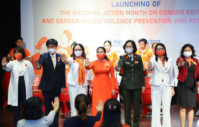 Lancement du mois d’action pour l’égalité des sexes ảnh 1 Lancement du mois d’action pour l’égalité des sexes ảnh 1