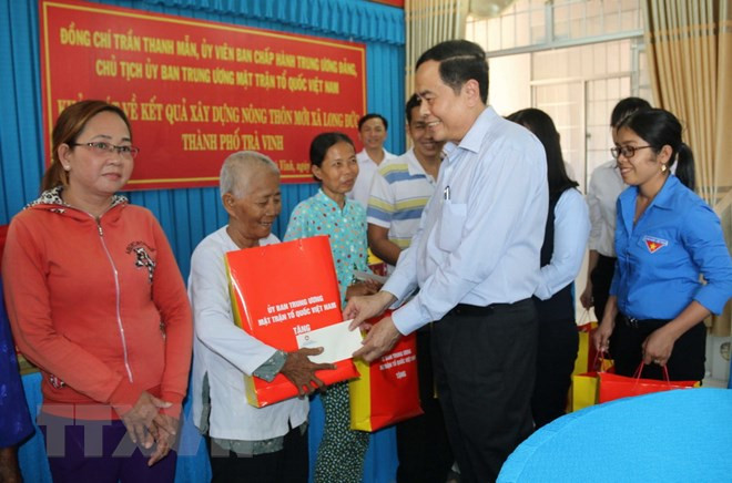 Chol Chnam Thmay: le chef du FPV Trân Thanh Mân se rend à Trà Vinh ảnh 1 Chol Chnam Thmay: le chef du FPV Trân Thanh Mân se rend à Trà Vinh ảnh 1