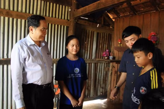 Inondations : Le président du FPV en déplacement à Dak Lak ảnh 1