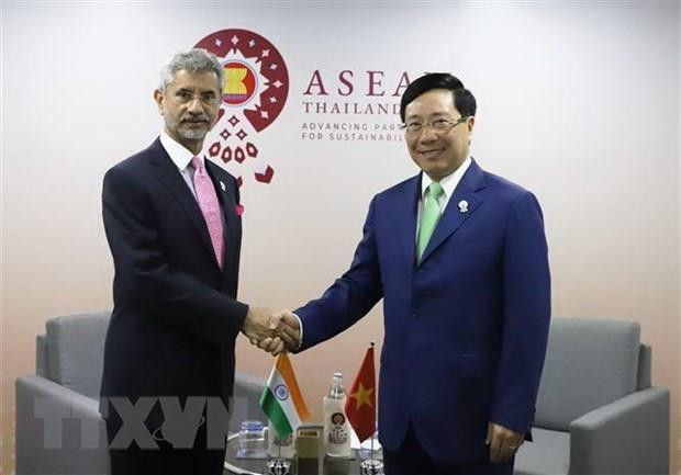 AMM-52 : Le vice-PM et ministre des AE Pham Binh Minh tient des réunions bilatérales ảnh 1 AMM-52 : Le vice-PM et ministre des AE Pham Binh Minh tient des réunions bilatérales ảnh 1