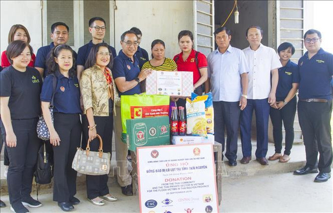 L'ambassade de Thaïlande soutient les habitants de Thai Nguyen touchés par les crues ảnh 1 L'ambassade de Thaïlande soutient les habitants de Thai Nguyen touchés par les crues ảnh 1
