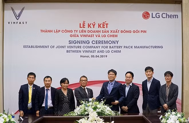Coopération Vingroup-LG pour produire les batteries au lithium-ion ảnh 1