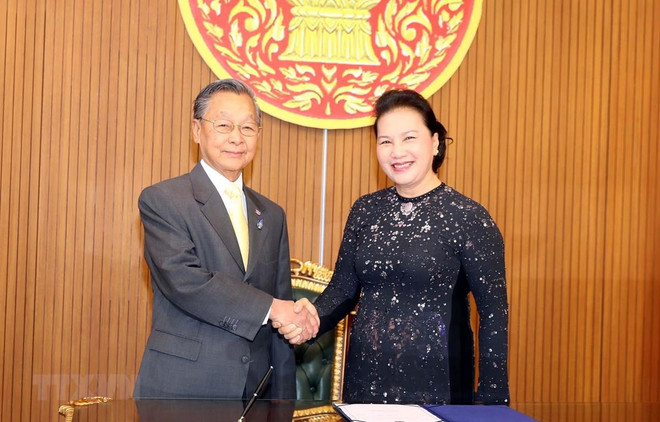 Entretien Nguyen Thi Kim Ngan - Chuan Leekpai ảnh 1 Entretien Nguyen Thi Kim Ngan - Chuan Leekpai ảnh 1