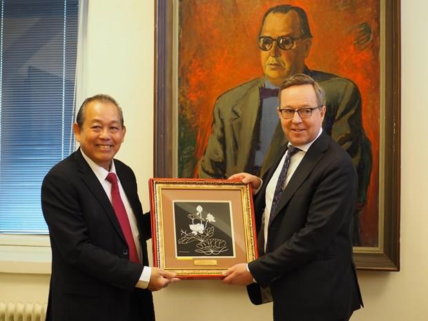 Le Vietnam et la Finlande discutent de mesures pour développer leurs relations ảnh 1 Le Vietnam et la Finlande discutent de mesures pour développer leurs relations ảnh 1