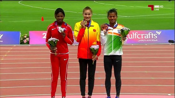 Athlétisme: une médaille d’or pour Quach Thi Lan ảnh 1 Athlétisme: une médaille d’or pour Quach Thi Lan ảnh 1