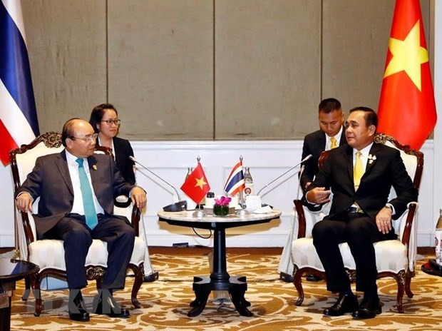 Le PM Nguyen Xuan Phuc rencontre des dirigeants en marge du 34e sommet de l'ASEAN ảnh 1 Le PM Nguyen Xuan Phuc rencontre des dirigeants en marge du 34e sommet de l'ASEAN ảnh 1