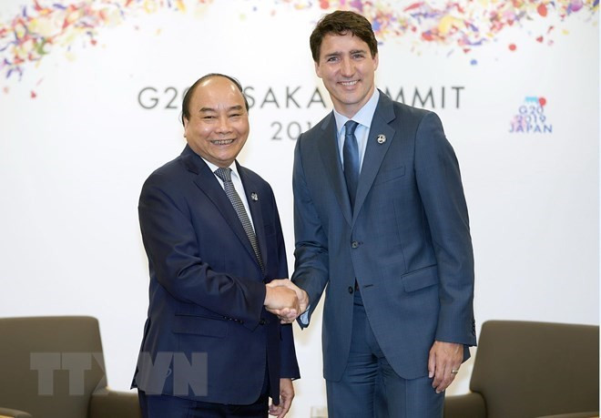 Le PM rencontre des dirigeants mondiaux en marge du sommet du G20 à Osaka ảnh 1 Le PM rencontre des dirigeants mondiaux en marge du sommet du G20 à Osaka ảnh 1