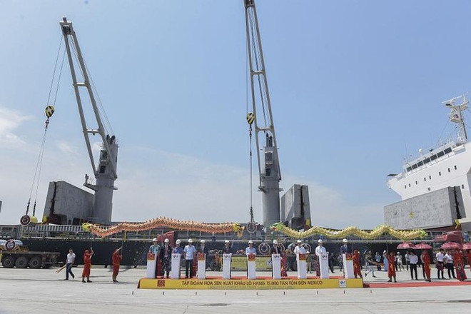 Le groupe Hoa Sen exporte 15 000 tonnes de tôle sur le marché mexicain ảnh 1 Le groupe Hoa Sen exporte 15 000 tonnes de tôle sur le marché mexicain ảnh 1