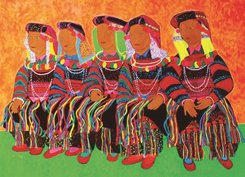 Cinq œuvres d’art vietnamiennes s'envolent aux premières enchères à Hanoi ảnh 2