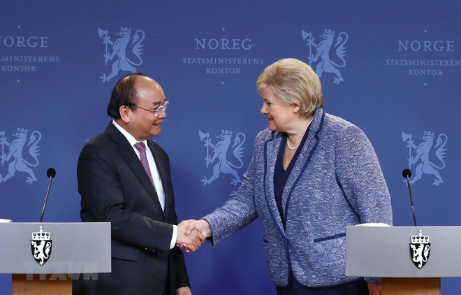 Déclaration commune Vietnam-Norvège ảnh 1 Déclaration commune Vietnam-Norvège ảnh 1