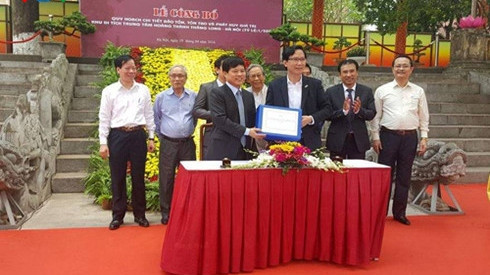 Publication de l’aménagement détaillé de la cité impériale de Thang Long - Hanoi ảnh 1 Publication de l’aménagement détaillé de la cité impériale de Thang Long - Hanoi ảnh 1