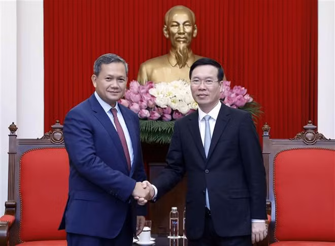Renforcement des relations entre le Vietnam et le Cambodge ảnh 1