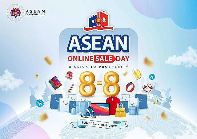 Plus de 300 entreprises participent à la Journée de vente en ligne de l'ASEAN 2022 ảnh 1