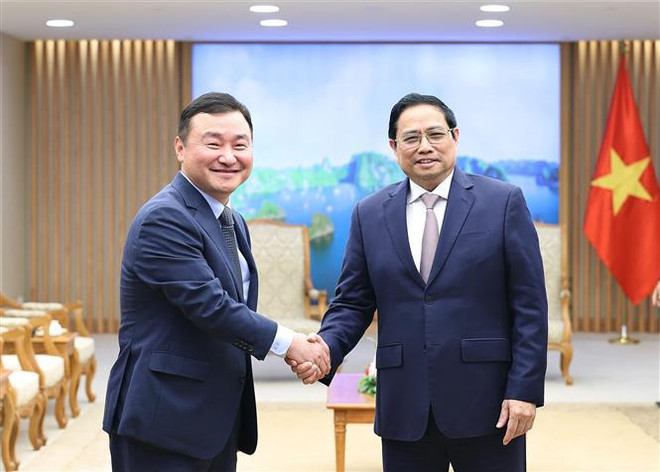 Le PM reçoit le directeur général de Samsung Electronics ảnh 1 Le PM reçoit le directeur général de Samsung Electronics ảnh 1