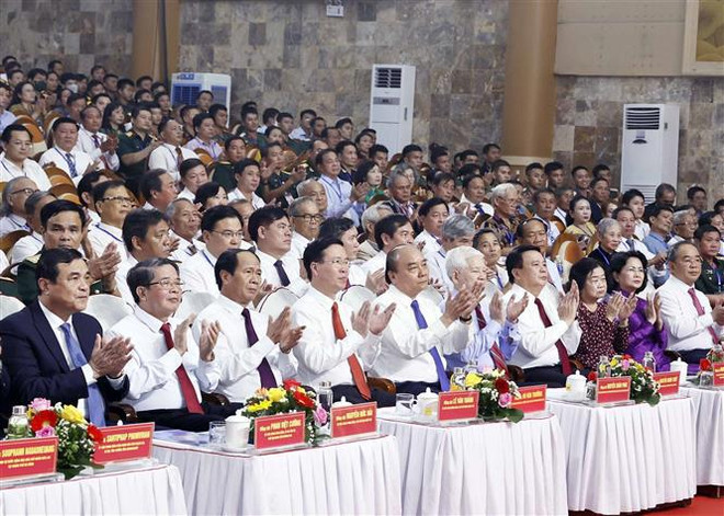 Célébration du 110e anniversaire du président du Conseil d'État Vo Chi Cong ảnh 1 Célébration du 110e anniversaire du président du Conseil d'État Vo Chi Cong ảnh 1