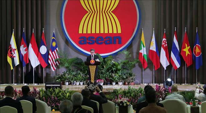 Le 55e anniversaire de la fondation de l'ASEAN célébré à Jakarta ảnh 1 Le 55e anniversaire de la fondation de l'ASEAN célébré à Jakarta ảnh 1