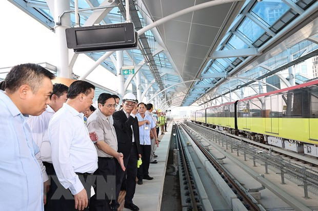 Le PM Pham Minh Chinh demande d’accélérer l'avancement de la section Nhon-gare de Hanoï ảnh 1 Le PM Pham Minh Chinh demande d’accélérer l'avancement de la section Nhon-gare de Hanoï ảnh 1