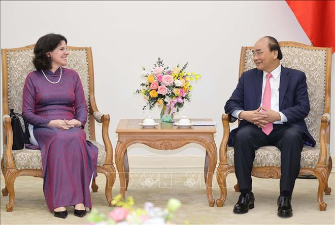 Le PM Nguyên Xuân Phuc reçoit l’ambassadrice cubaine ảnh 1 Le PM Nguyên Xuân Phuc reçoit l’ambassadrice cubaine ảnh 1