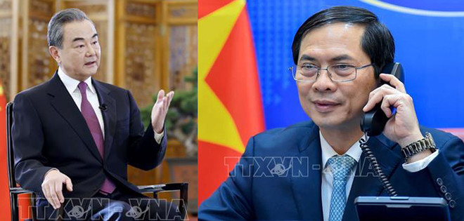 Vietnam-Chine : conversation téléphonique entre les deux ministères des AE ảnh 1 Vietnam-Chine : conversation téléphonique entre les deux ministères des AE ảnh 1
