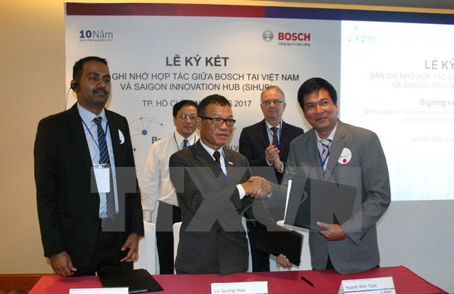 Le groupe allemand Bosch soutient la start-up innovante au Vietnam ảnh 1 Le groupe allemand Bosch soutient la start-up innovante au Vietnam ảnh 1