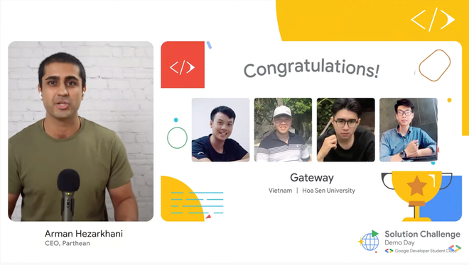 Une équipe vietnamienne parmi les trois premiers au Google Solution Challenge 2022 ảnh 1 Une équipe vietnamienne parmi les trois premiers au Google Solution Challenge 2022 ảnh 1