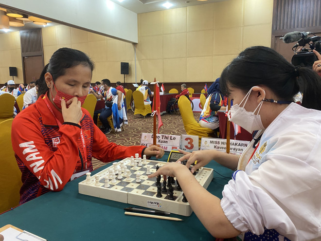 ASEAN Para Games 2022: le Vietnam en tête en échecs ảnh 1 ASEAN Para Games 2022: le Vietnam en tête en échecs ảnh 1