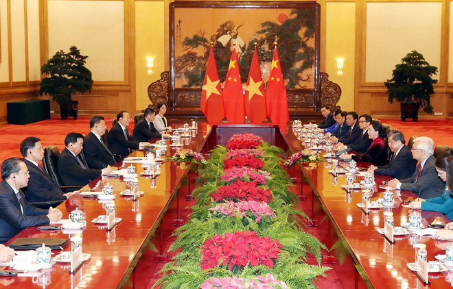 Promotion du partenariat de coopération stratégique intégrale Vietnam-Chine ảnh 1 Promotion du partenariat de coopération stratégique intégrale Vietnam-Chine ảnh 1
