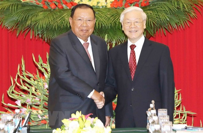 Le leader du Laos effectue une visite de cinq jours au Vietnam ảnh 1 Le leader du Laos effectue une visite de cinq jours au Vietnam ảnh 1