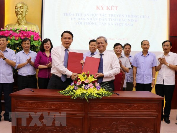 VNA et Bac Ninh collaborent à la promotion de leur image ảnh 1 VNA et Bac Ninh collaborent à la promotion de leur image ảnh 1