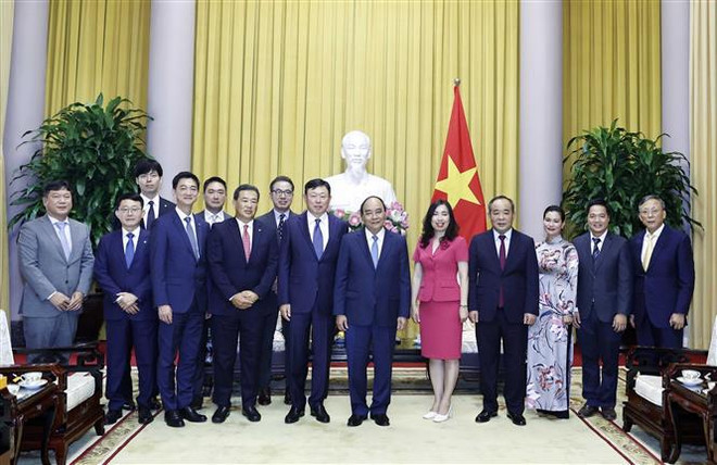 Le président exhorte le groupe Lotte à investir davantage au Vietnam ảnh 2 Le président exhorte le groupe Lotte à investir davantage au Vietnam ảnh 2