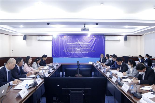 Le Vietnam et le Laos renforcent la coopération dans la diplomatie économique ảnh 1 Le Vietnam et le Laos renforcent la coopération dans la diplomatie économique ảnh 1