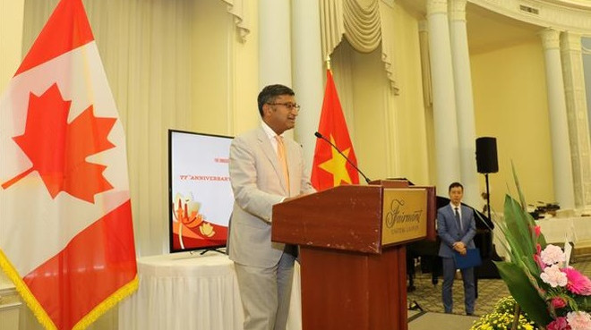 Célébration du 77e anniversaire de la Fête nationale vietnamienne au Canada ảnh 2 Célébration du 77e anniversaire de la Fête nationale vietnamienne au Canada ảnh 2