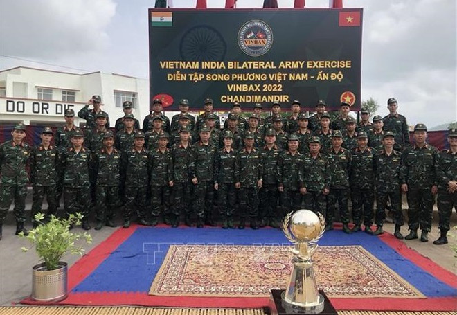 Clôture de l'exercice militaire bilatéral Vietnam-Inde "Ex VINBAX 2022" ảnh 1 Clôture de l'exercice militaire bilatéral Vietnam-Inde "Ex VINBAX 2022" ảnh 1