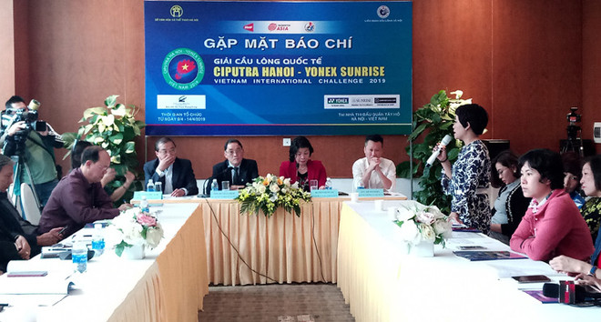Plus de 290 joueurs participeront au tournoi de badminton Ciputra Hanoi 2019 ảnh 1 Plus de 290 joueurs participeront au tournoi de badminton Ciputra Hanoi 2019 ảnh 1