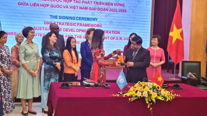 Vietnam-ONU: signature d’un document-cadre stratégique de coopération pour le développement durable ảnh 1 Vietnam-ONU: signature d’un document-cadre stratégique de coopération pour le développement durable ảnh 1